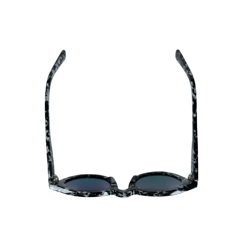 Diff Eyewear Dime Sunglasses, Black & White Frame Only Frame